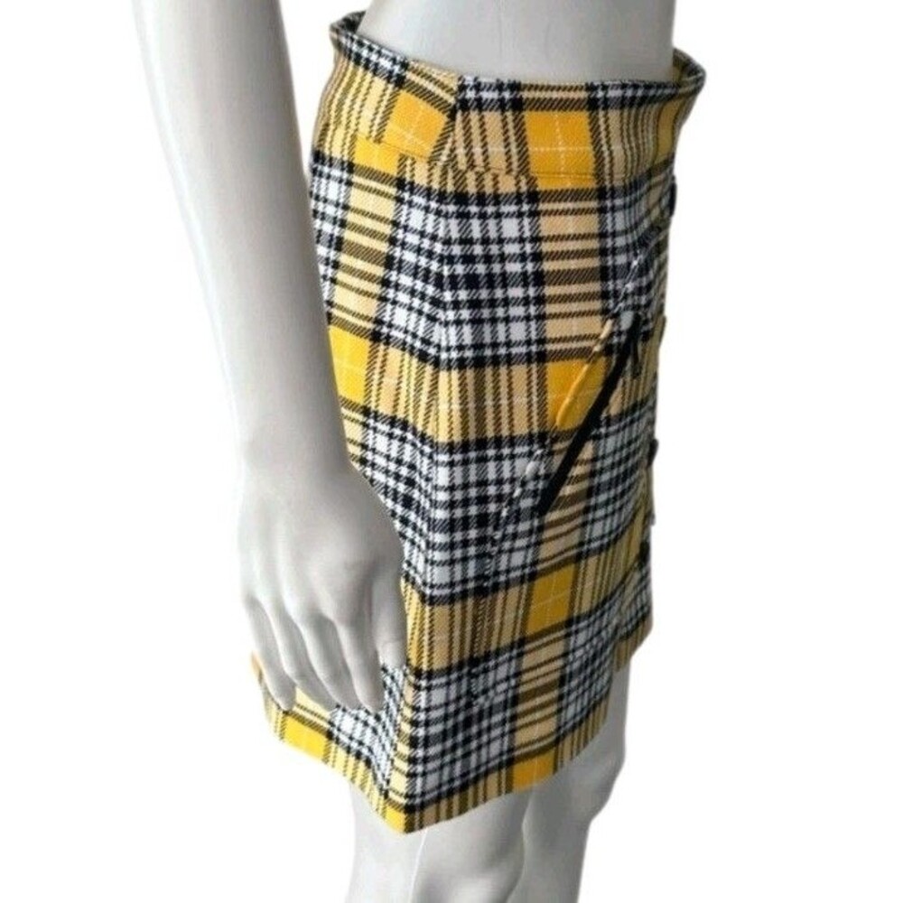 Veronica Beard Plaid Mini Skirt Clueless Cher Academia Preppy Library SZ 10 - Picture 11 of 16